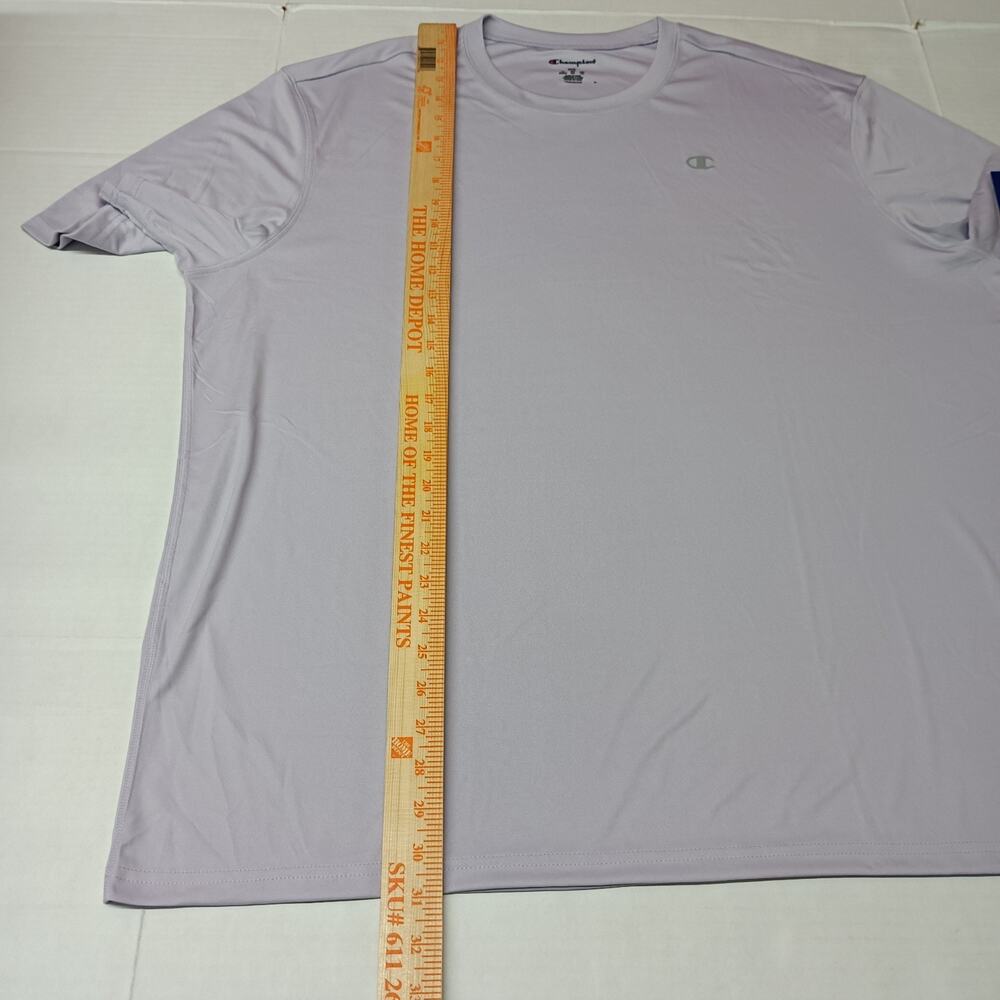 Champion Men's Double Dry‎ Anti-Odor T-Shirt Size 2XL Purple - Picture 6 of 8